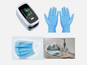Covid Essentials - Face Mask, Hand Senitisers, Oximeters, Disposable Gloves